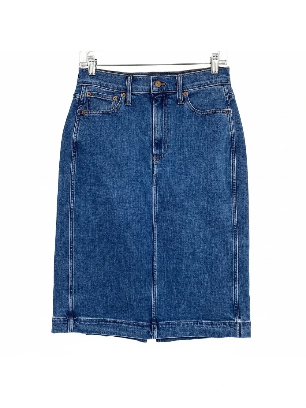 J. Crew Denim Skirt | Knee-Length, Cotton, Women’s Size 4